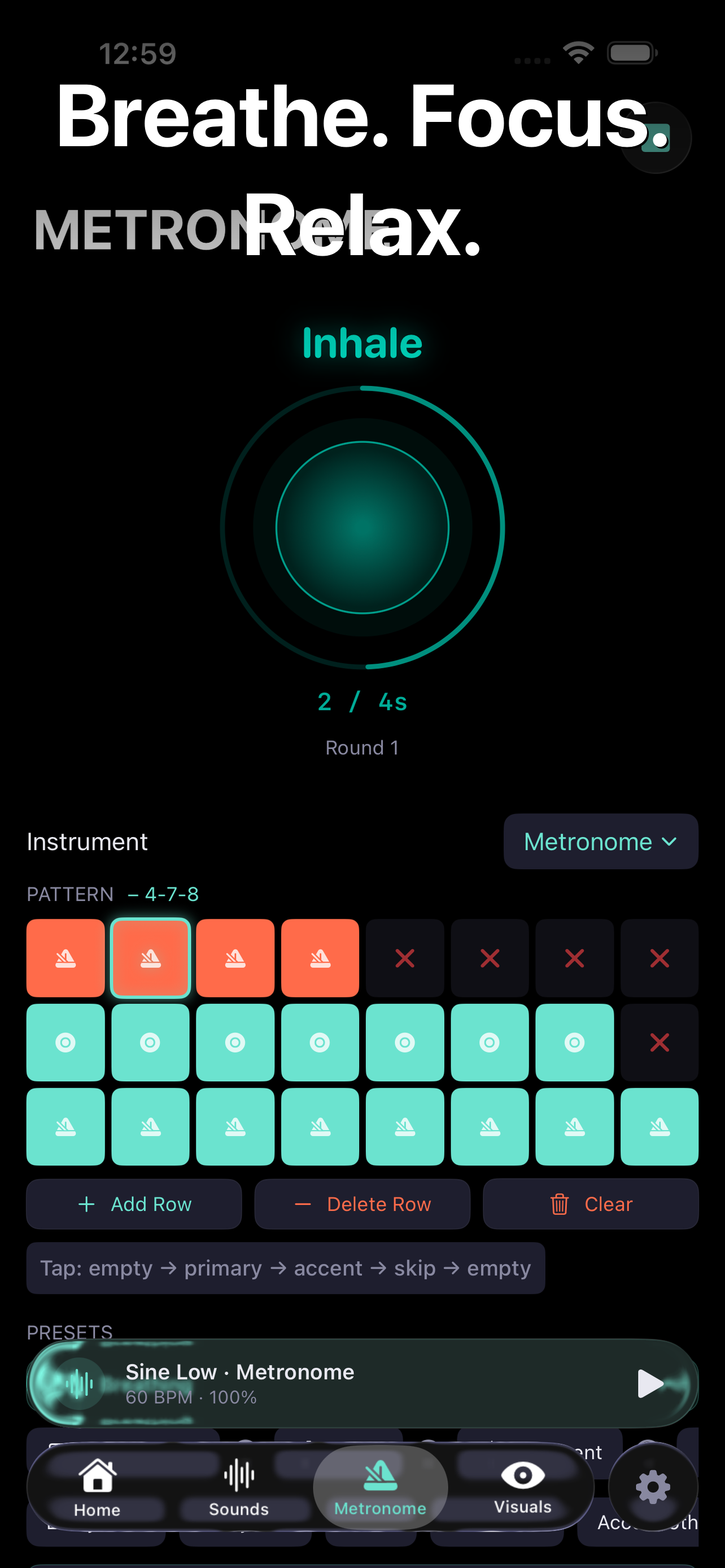 FOCUS-ON Screenshot - Breathing Exercises
